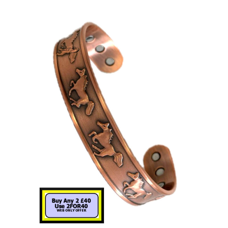 Horse Copper Magnetic Bracelet C34