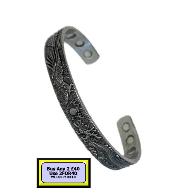 Dragon and Pheonix Copper Magnetic Bracelet C37