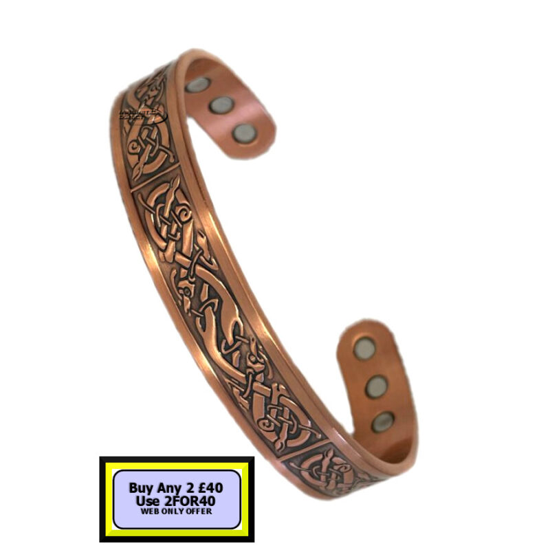 C40s Celtic Copper Magnetic Bracelet C40