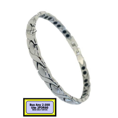 SD1s SD1 Stainless Steeel Double Magnet Bracelet