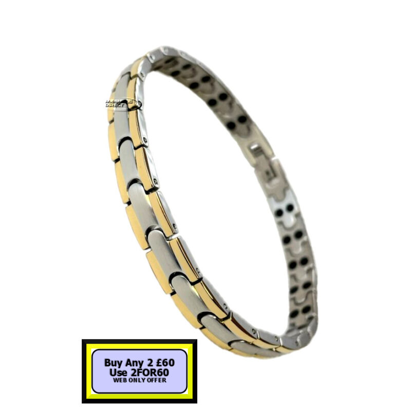 SD7s SD7 Stainless Steeel Double Magnet Bracelet