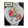 Unicorn Keyring - Bagcharm Crystal Rhinestone K8P