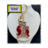 Owl Keyring - Bagcharm Crystal Rhinestone K9R