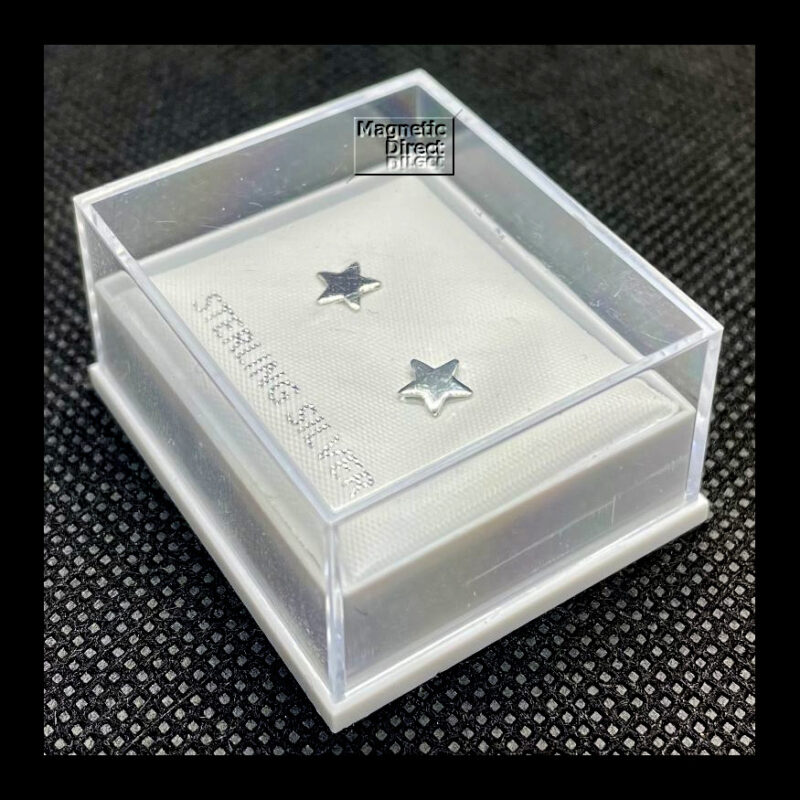 SS10b Star Stud Earrings Sterling Silver
