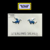 SS15 Dragon Stud Earrings Sterling Silver