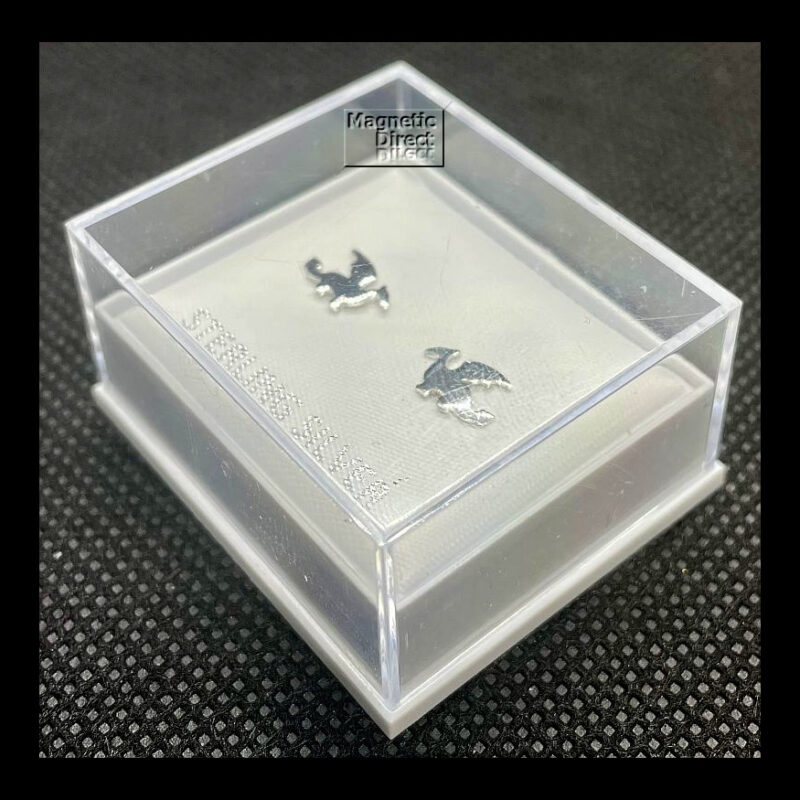 SS15b Dragon Stud Earrings Sterling Silver