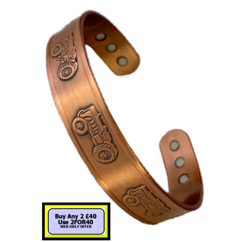 Tractor Copper Magnetic Bracelet C35