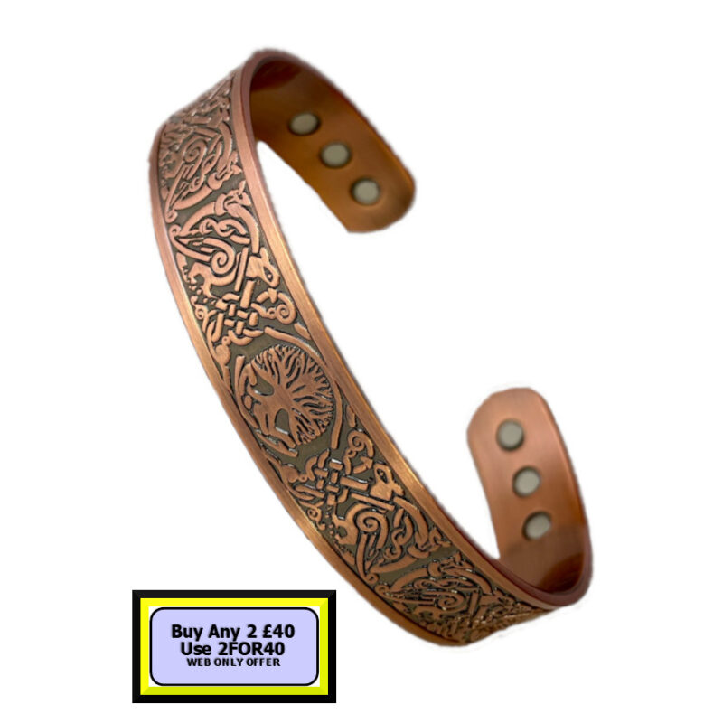 Tree Of Life Copper Magnetic Bracelet C49