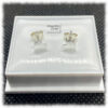 Heart Stud Earrings Sterling Silver