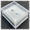 Heart Stud Earrings Sterling Silver