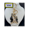 Owl Keyring - Bagcharm Crystal Rhinestone B