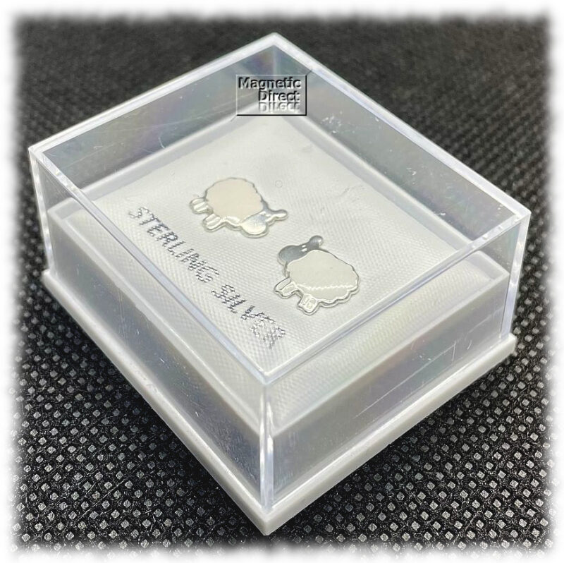 Sheep Stud Earrings Sterling Silver
