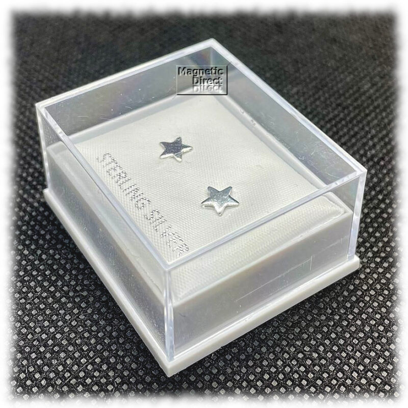 Star Stud Earrings Sterling Silver