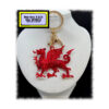 Welsh Dragon Keyring - Bagcharm Crystal Rhinestone