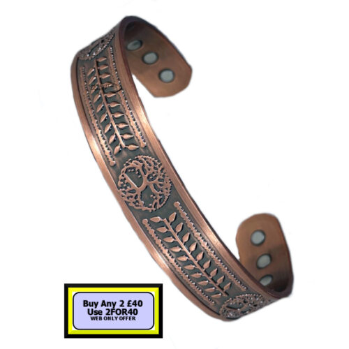 Tree Of Life Copper Magnetic Bracelet C60