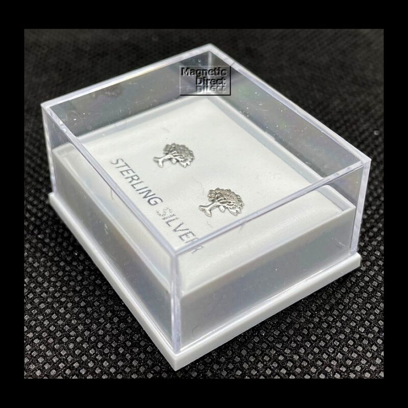 Tree Stud Earrings Sterling Silver