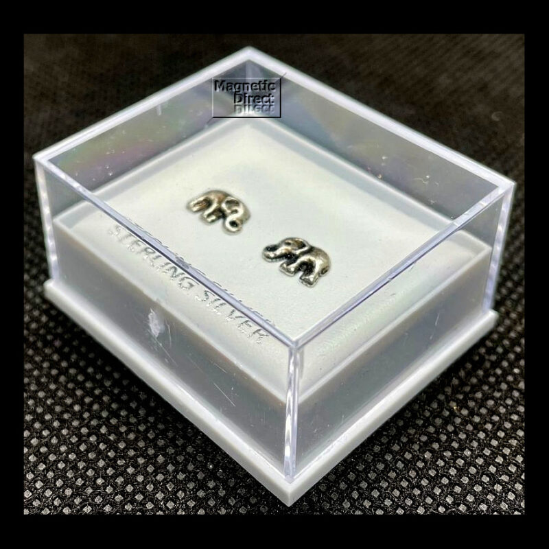 Elephant Stud Earrings Sterling Silver