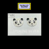 Panda Stud Earrings Sterling Silver