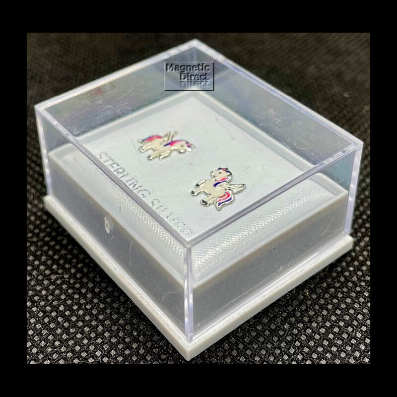 Alicorn Stud Earrings Sterling Silver