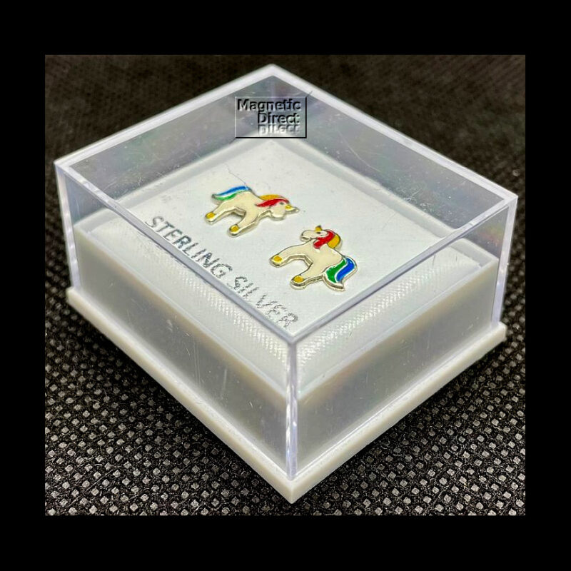 Unicorn Stud Earrings Sterling Silver