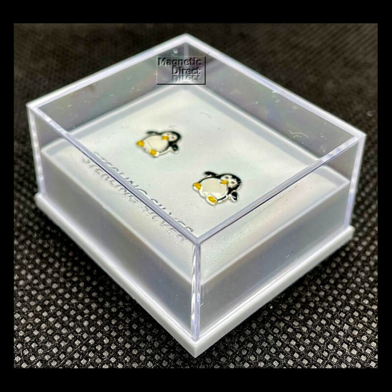 Penguin Stud Earrings Sterling Silver