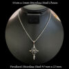 Stainless Steel Spider Cross Pendant SSP1