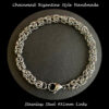 Chainmail Bizantine Stainless Steel Bracelet SB13