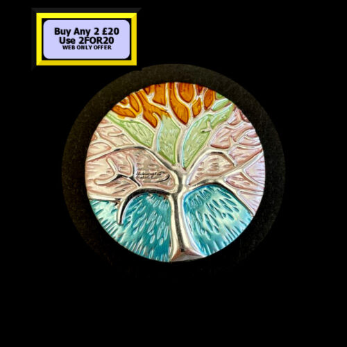 Tree Colourful Magnetic Brooch MB3