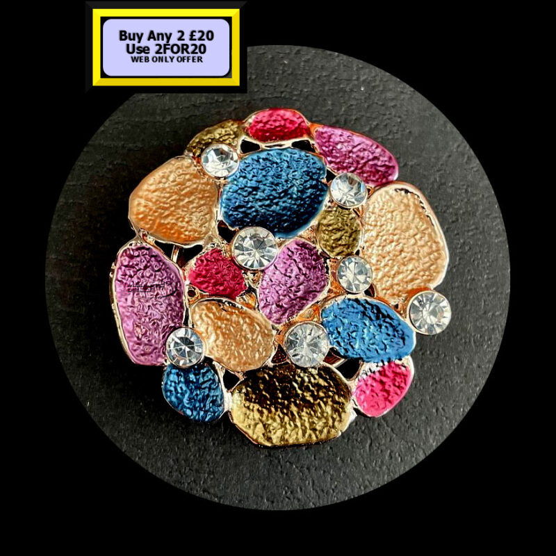 Colourful Magnetic Brooch MB12