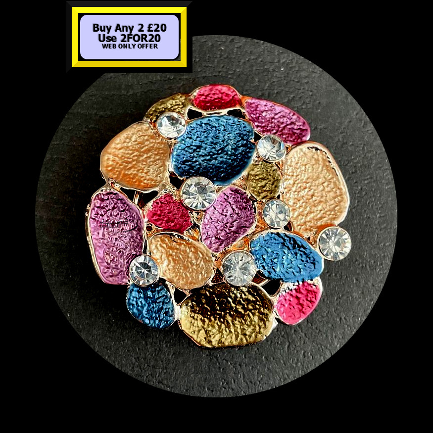 Colourful Magnetic Brooch MB12