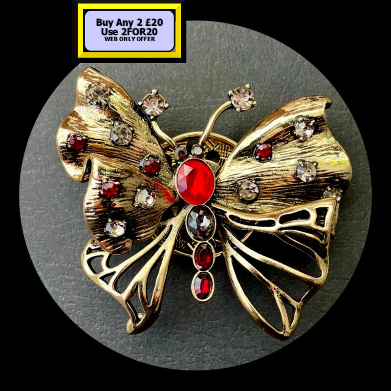 Butterfly Magnetic Brooch MB20