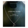 Sterling Silver Heart Necklace Handmade N5