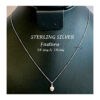 Sterling Silver Heart Necklace Handmade N6