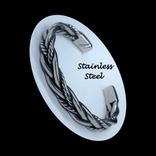 Stainless Steel Twisted Bracelet SB18