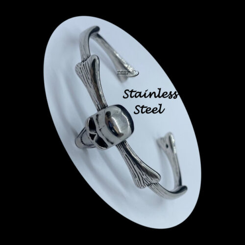 Skull & Bones Bracelet Stainless Steel SB19