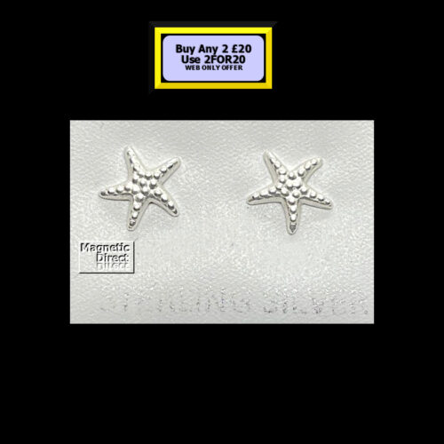 Starfish Stud Earrings Sterling Silver Starfish Stud Earrings Sterling Silver