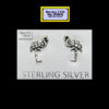 Flamingo Stud Earrings Sterling Silver